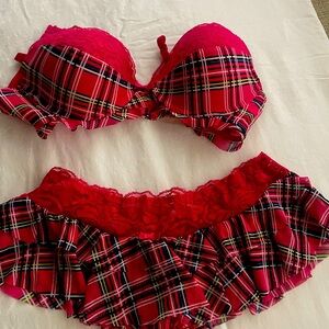 Tartan Lingerie Set